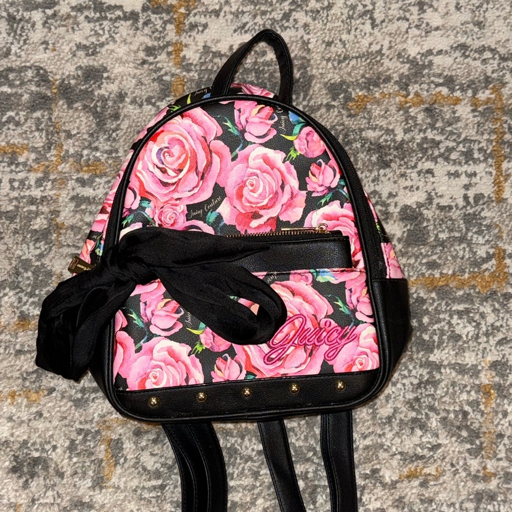 Vintage Juicy Couture Mini Floral Backpack 💐🌹